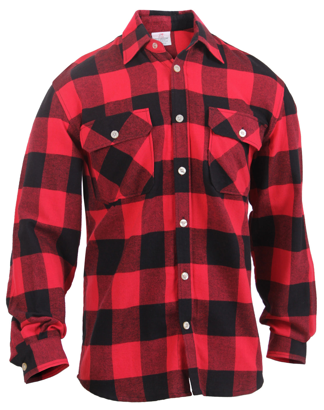 Red Lightweight Flannel Shirt