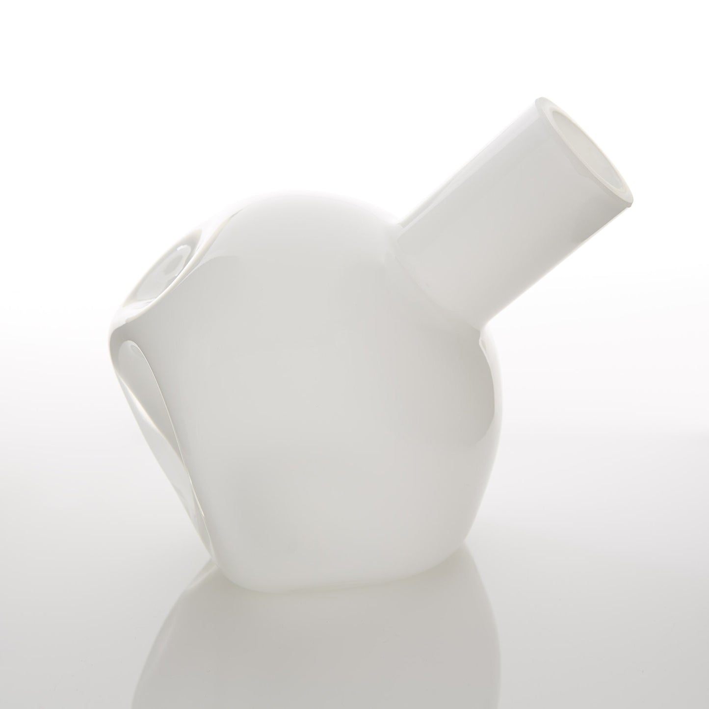 Accent Plus White Abstract Vase - Elegant Home Decor