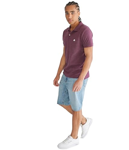 AEROPOSTALE Men's Polo, Deep Navy, Medium