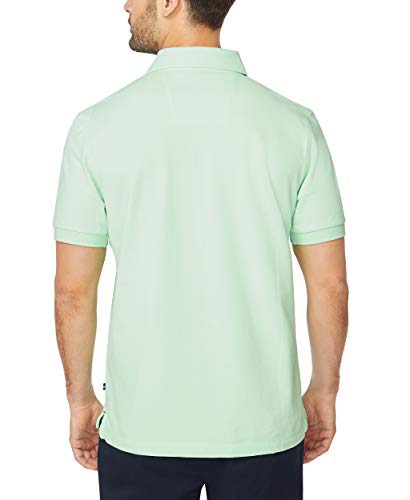 Nautica Men's Short Sleeve Solid Stretch Cotton Pique Polo Shirt, Pale Coral, X-Large