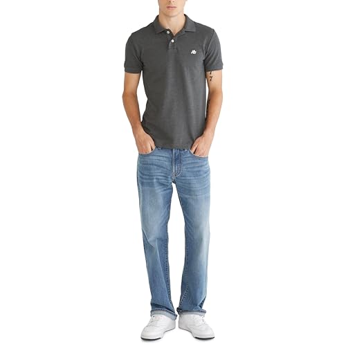 AEROPOSTALE Men's Polo, Deep Navy, Medium