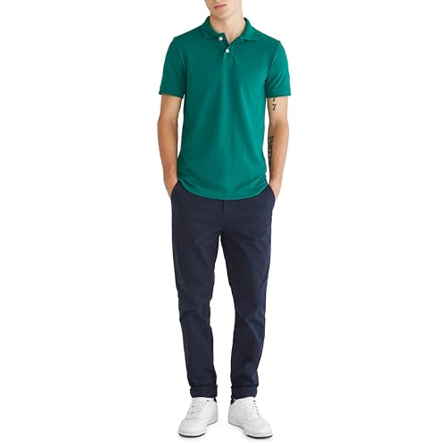 AEROPOSTALE Men's Polo, Deep Navy, Medium