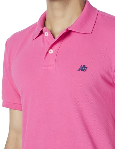 AEROPOSTALE Men's Polo, Deep Navy, Medium