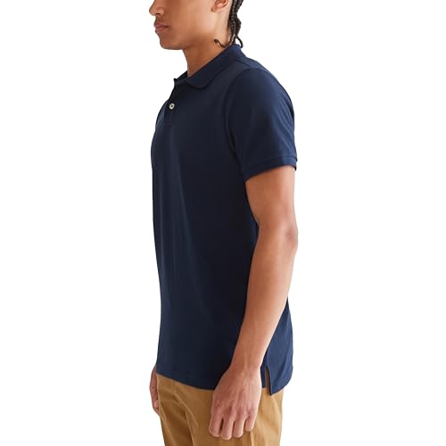 AEROPOSTALE Men's Polo, Deep Navy, Medium