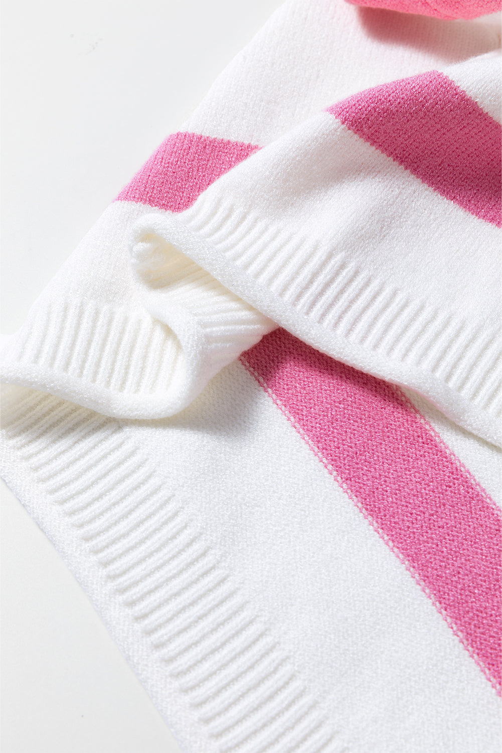 Pink Stripe Drop Sleeve Lightweight