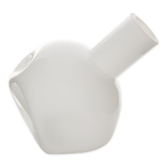 Accent Plus White Abstract Vase - Elegant Home Decor