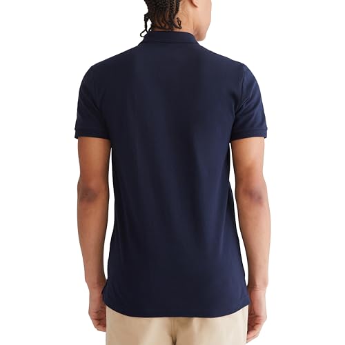 AEROPOSTALE Men's Polo, Deep Navy, Medium