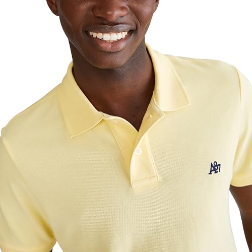 AEROPOSTALE Men's Polo, Deep Navy, Medium