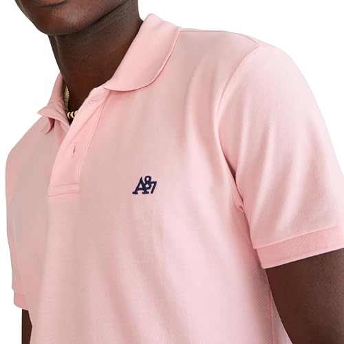 AEROPOSTALE Men's Polo, Deep Navy, Medium