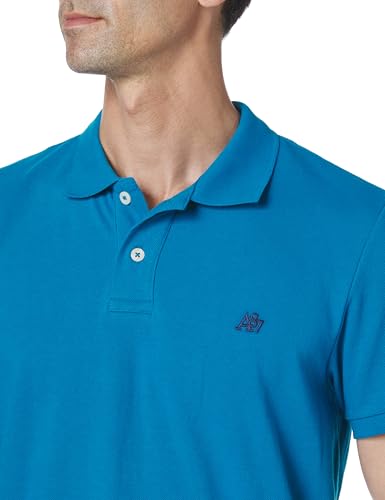 AEROPOSTALE Men's Polo, Deep Navy, Medium