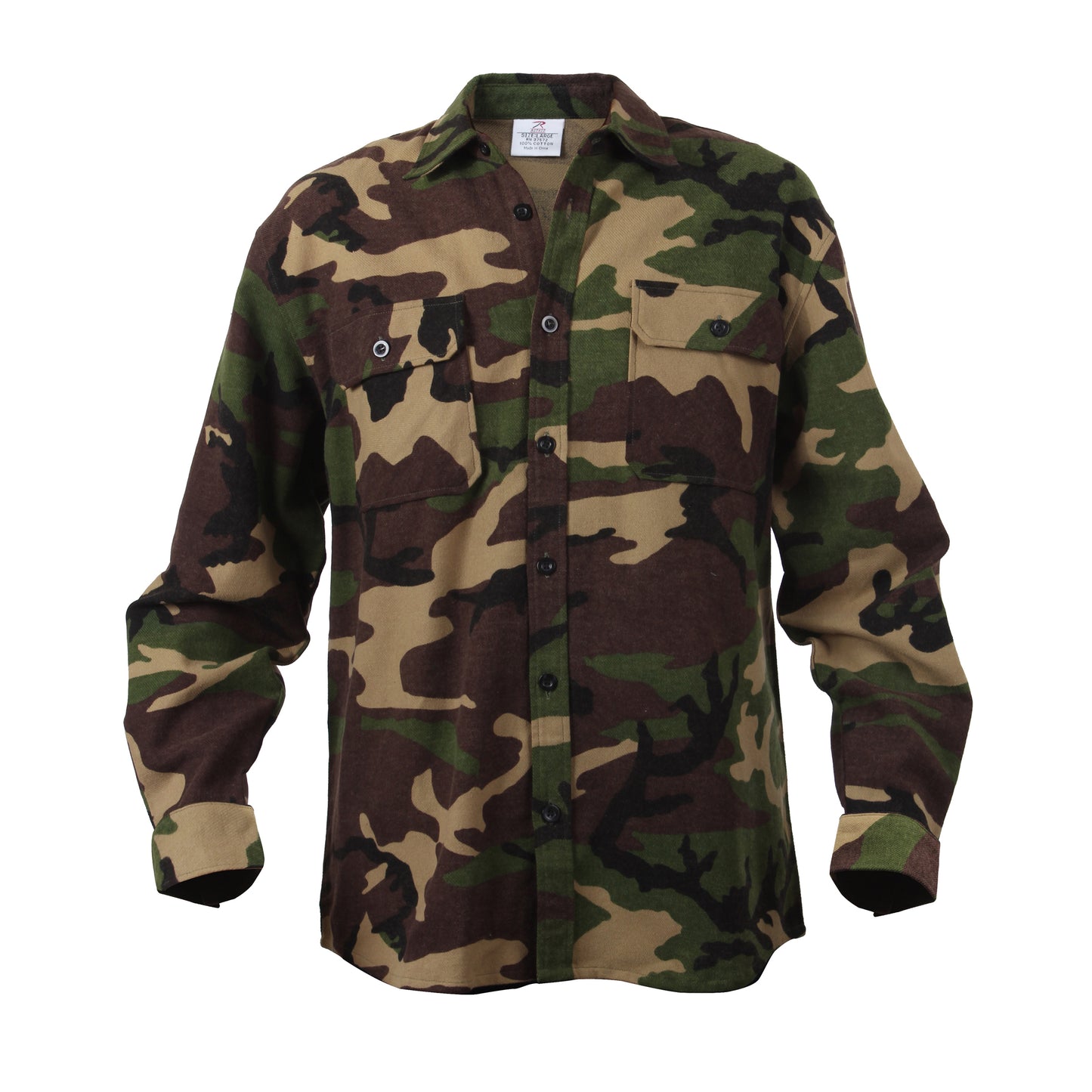 Rothco Extra Heavyweight Camo Flannel Shirts