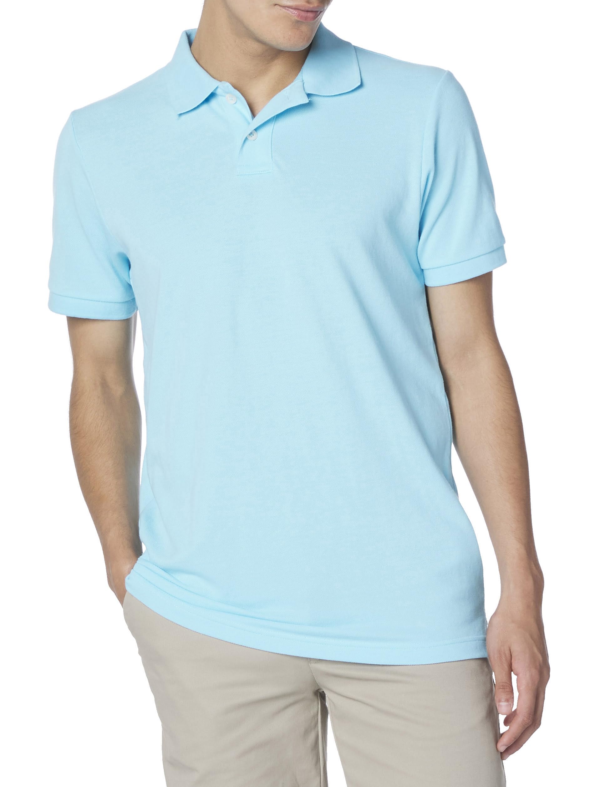 AEROPOSTALE Men's Polo, Deep Navy, Medium