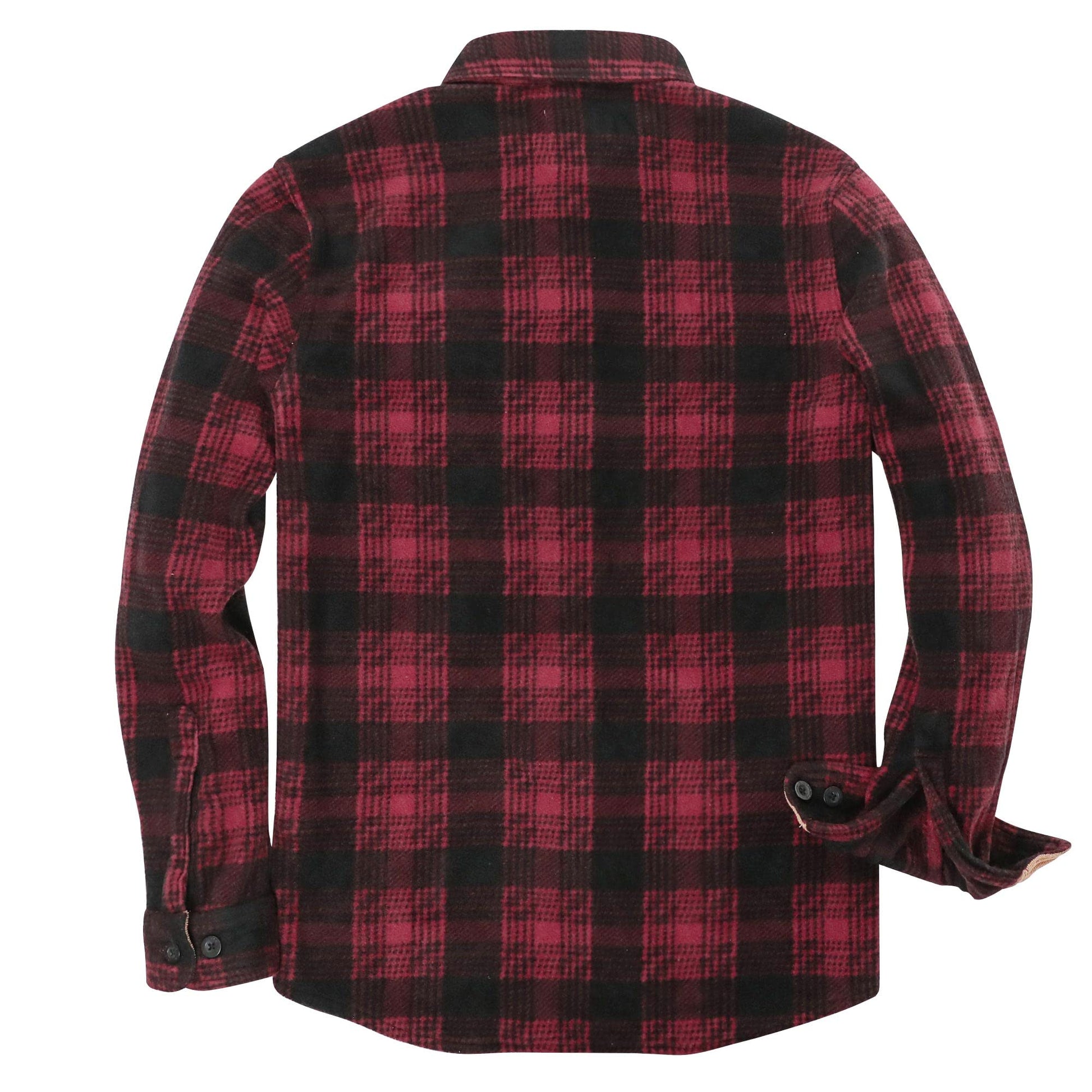 Dubinik® Mens Flannel Shirts Long Sleeve Flannel Shirt for Men Casual Button Down Brushed 100% Cotton Shirt