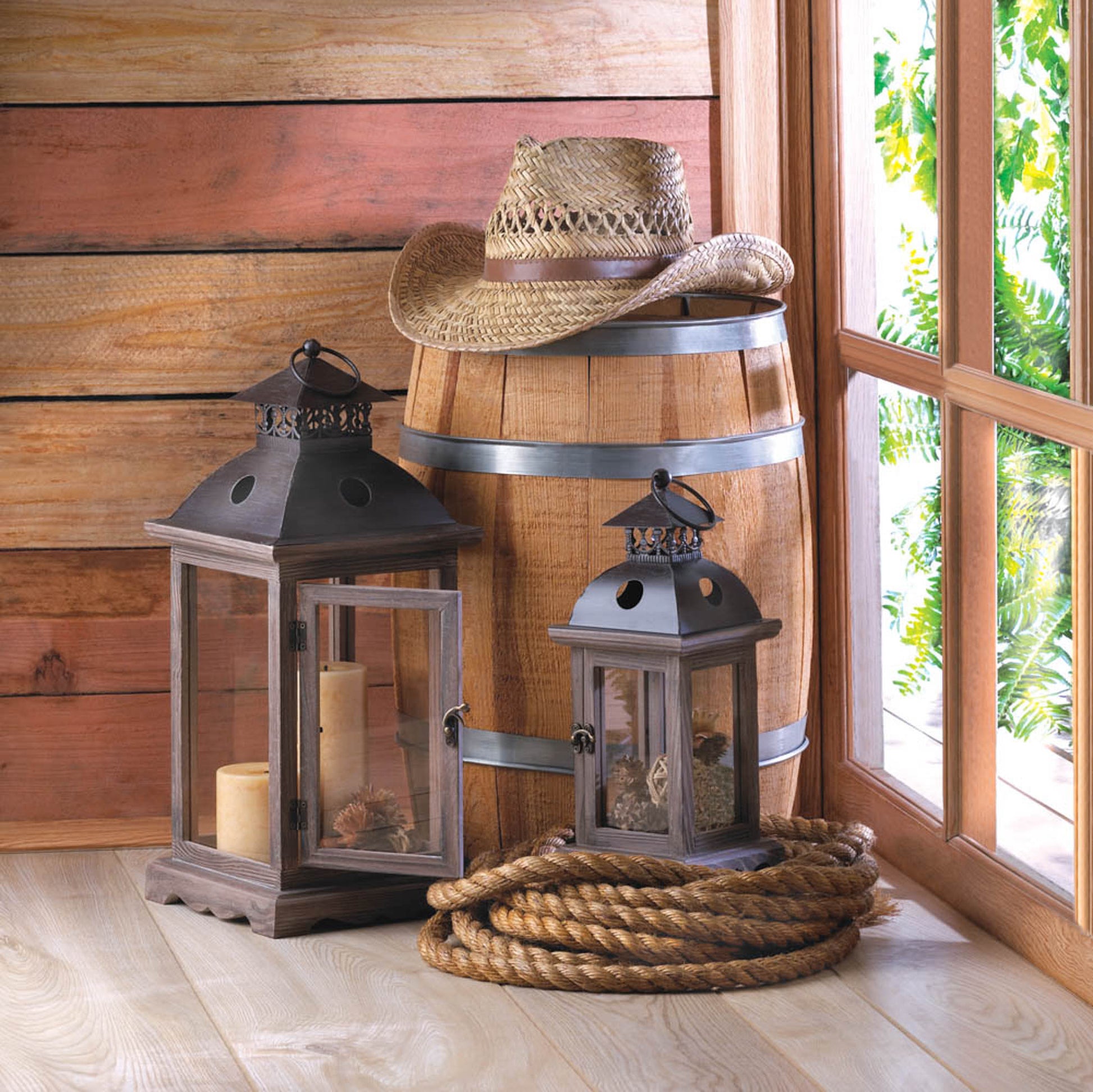 SMALL MONTICELLO CANDLE LANTERN