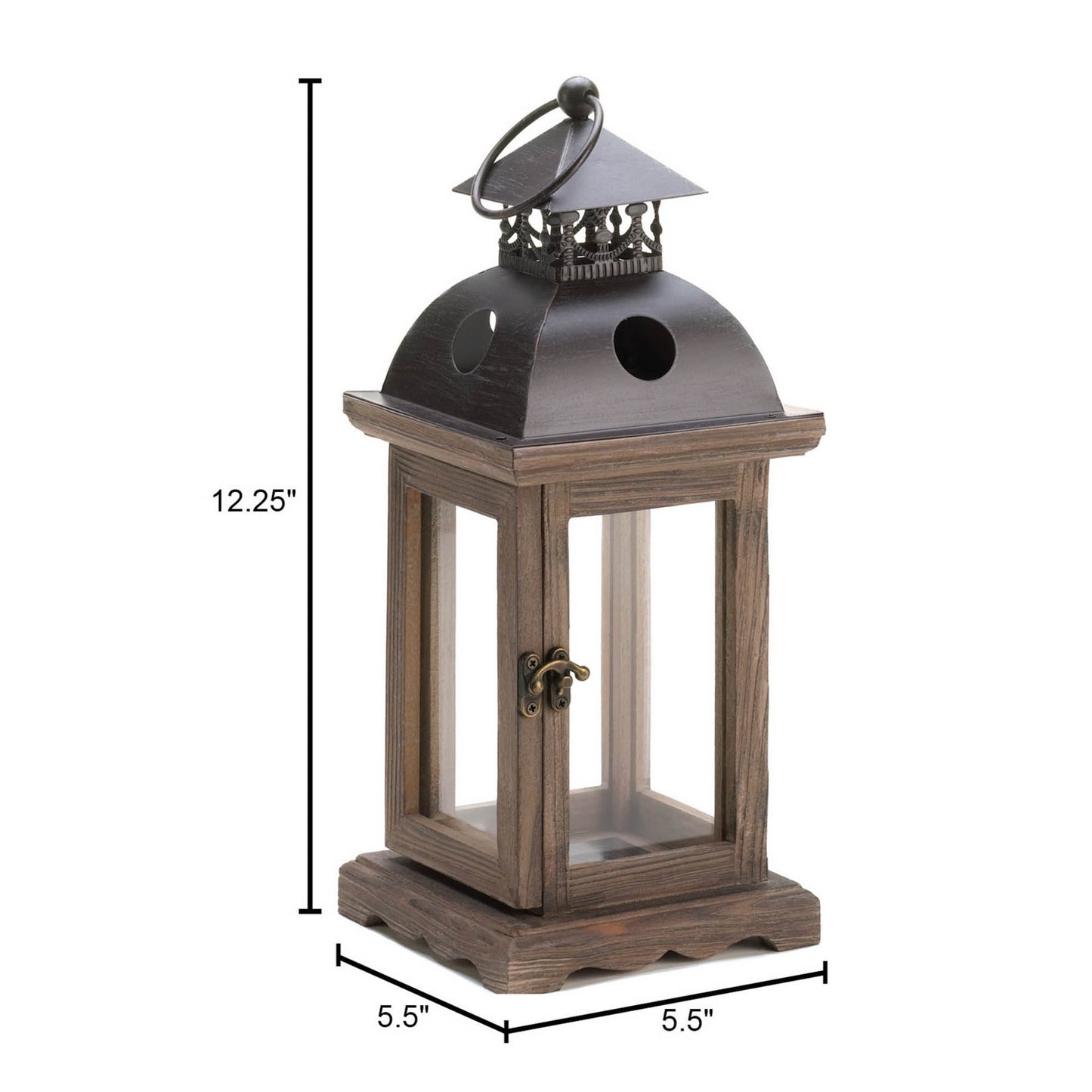 SMALL MONTICELLO CANDLE LANTERN