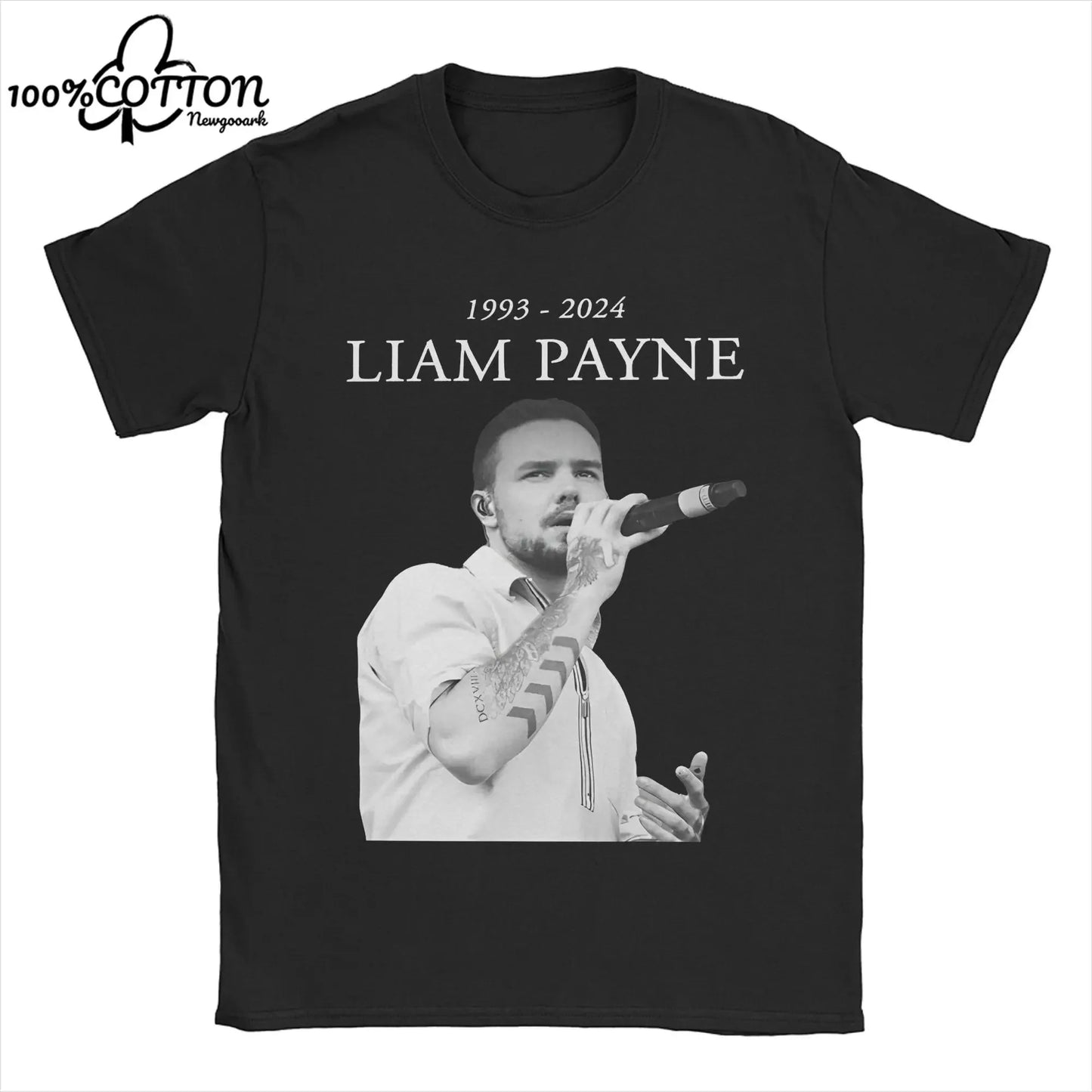 1993-2024 Liam Payne memories RIP  Tee Shirt for Men Women Graphic Printing T Shirts  100% Cotton Clothing