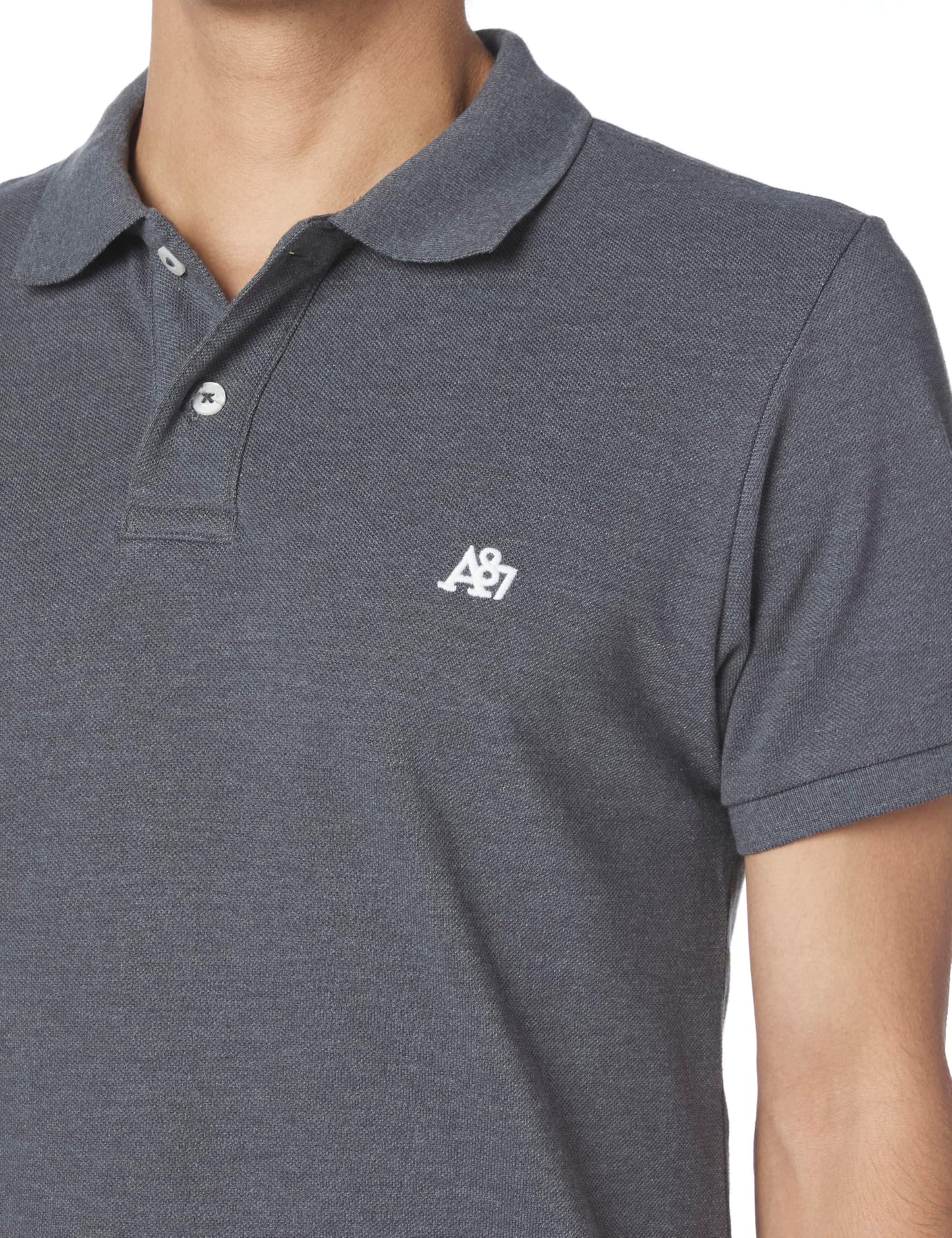 AEROPOSTALE Men's Polo, Deep Navy, Medium