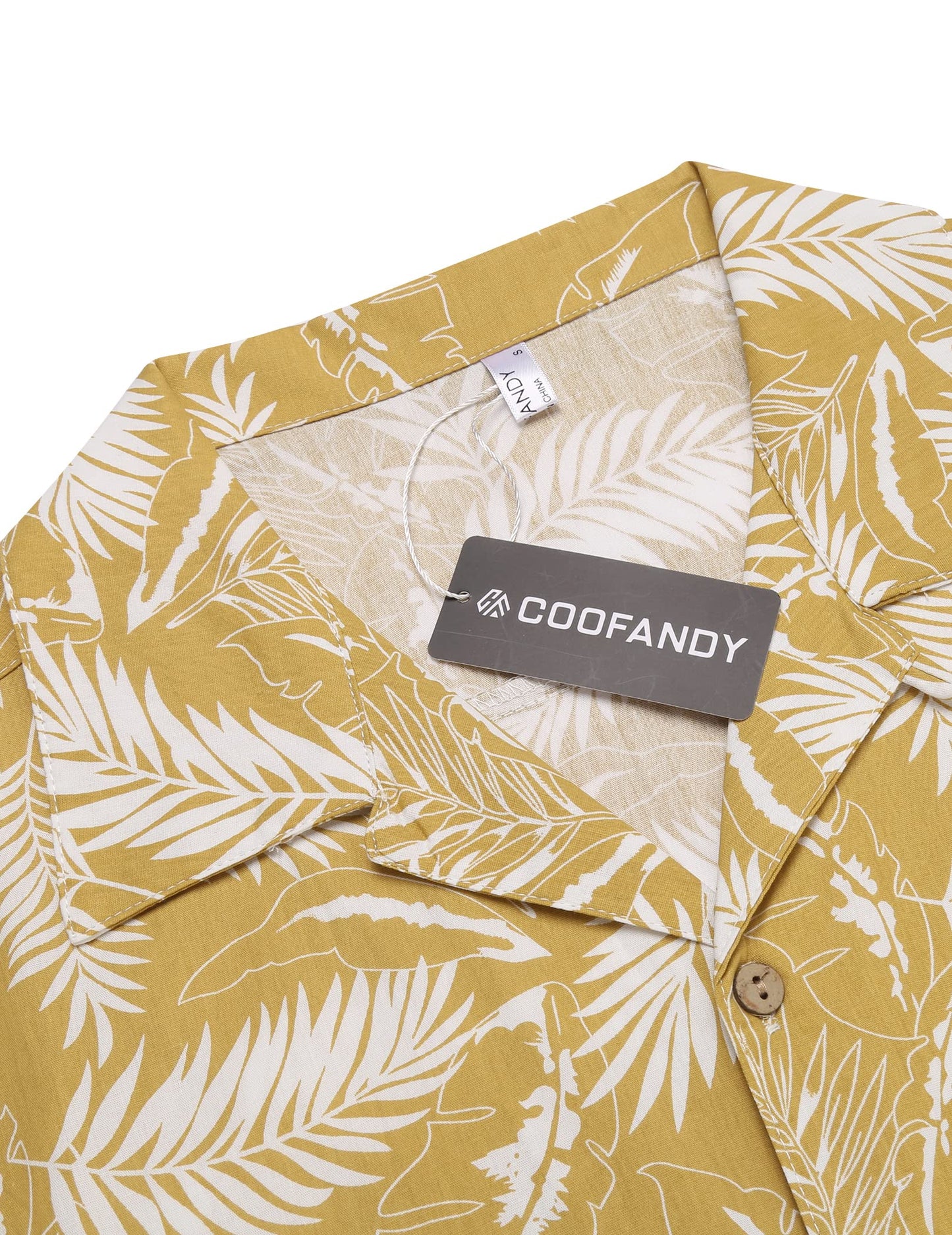 COOFANDY Men's Linen Short Sleeve Shirts Button Down Casual Summer Shirts Front Pocket