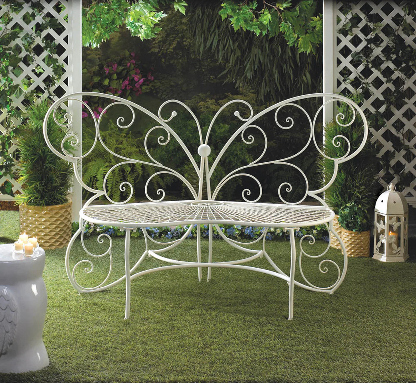 BUTTERFLY GARDEN BENCH