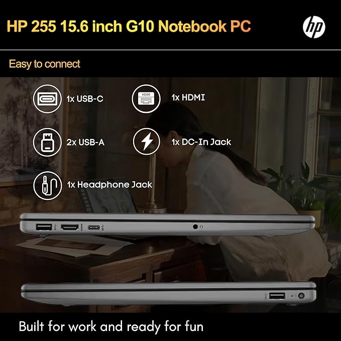 HP Newest 255 G10 Laptop