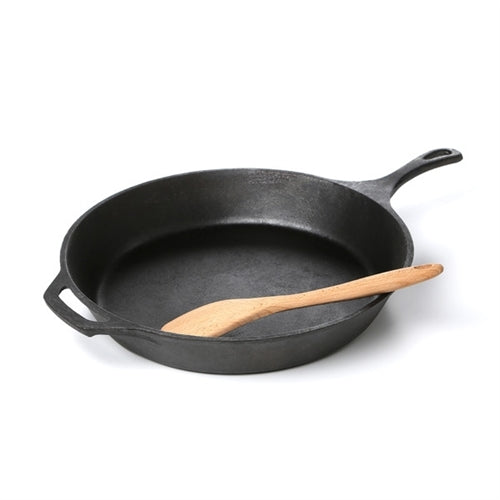 Pre-Seasoned Cast Iron 14-inch Round Skillet