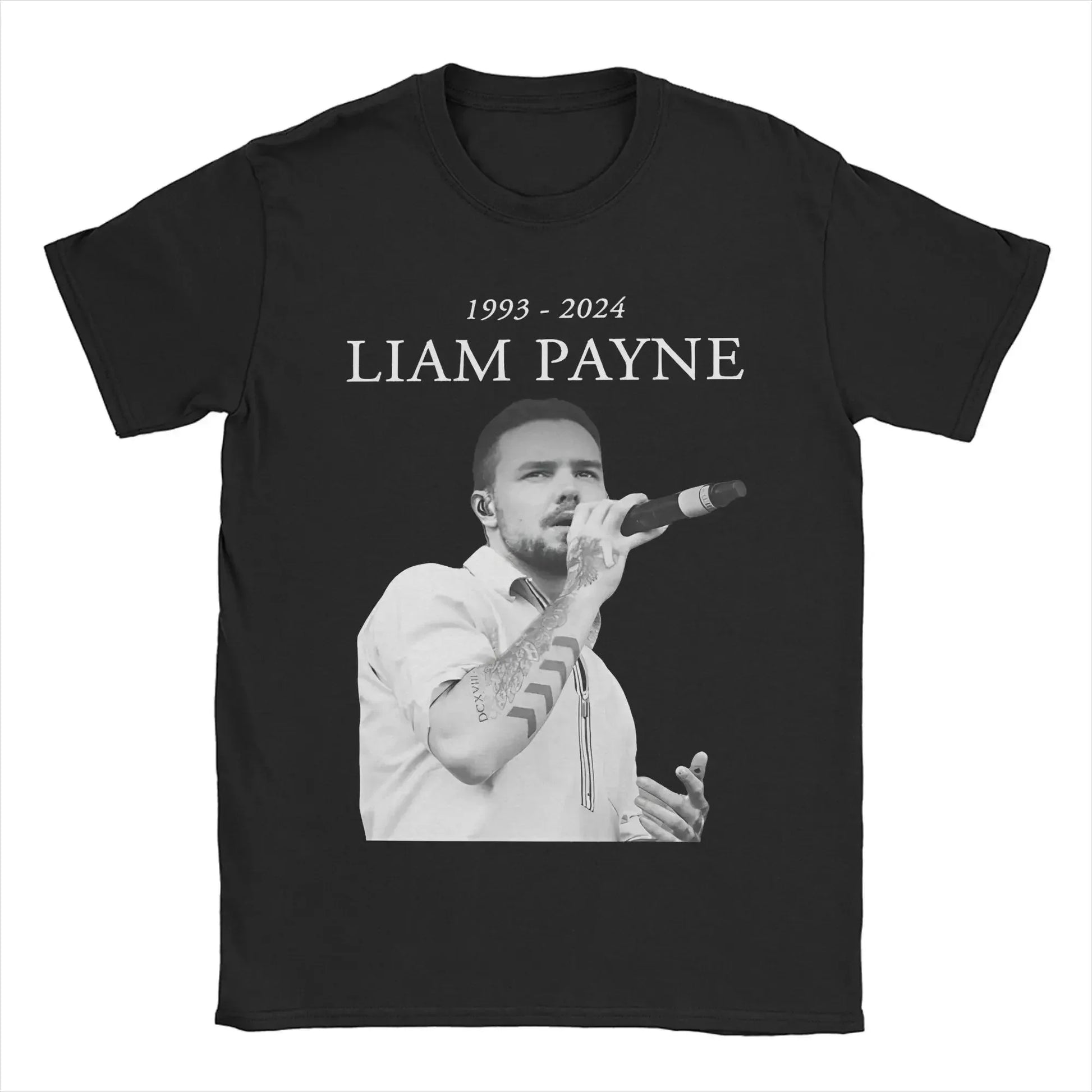 1993-2024 Liam Payne memories RIP  Tee Shirt for Men Women Graphic Printing T Shirts  100% Cotton Clothing