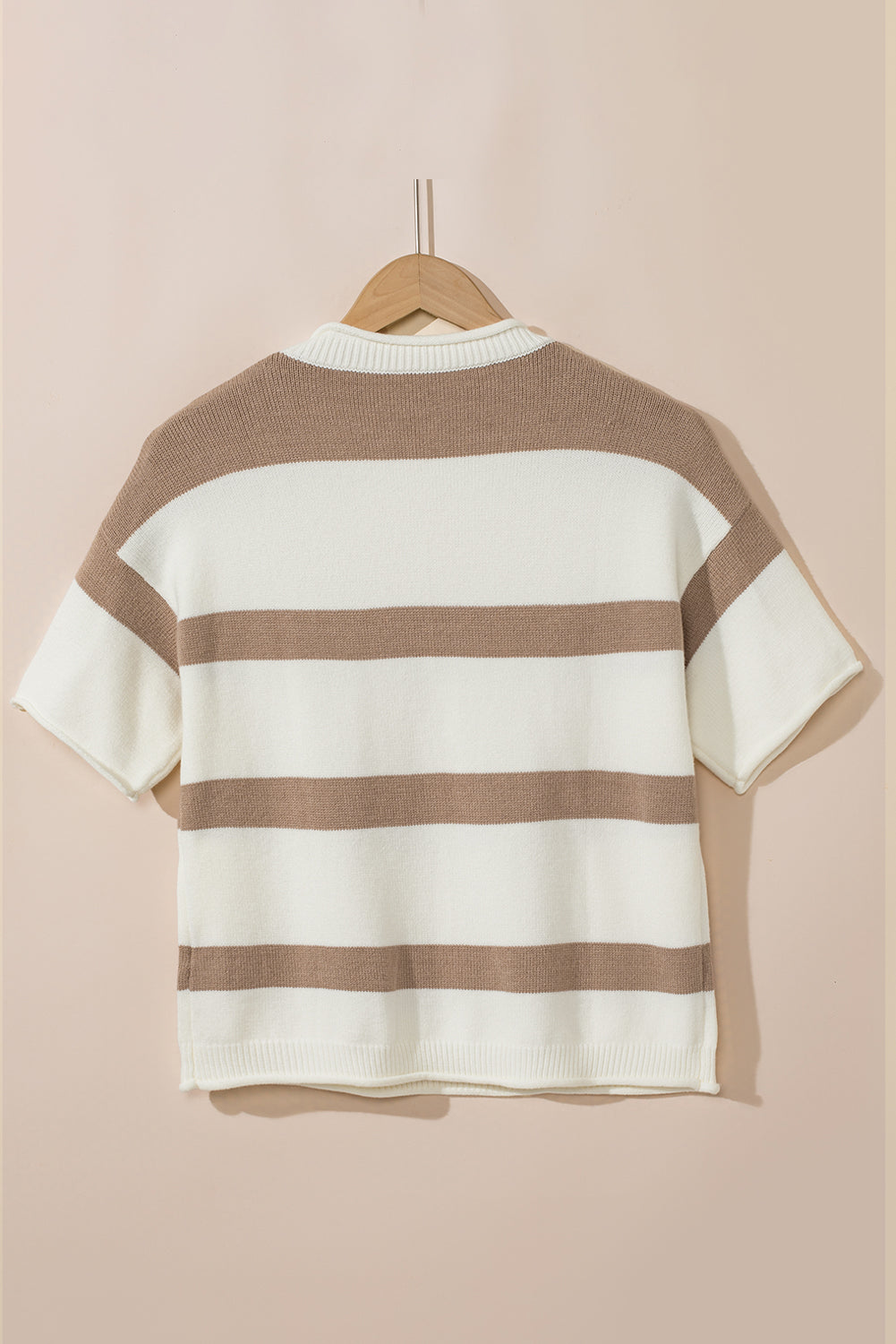 Pink Stripe Drop Sleeve Lightweight