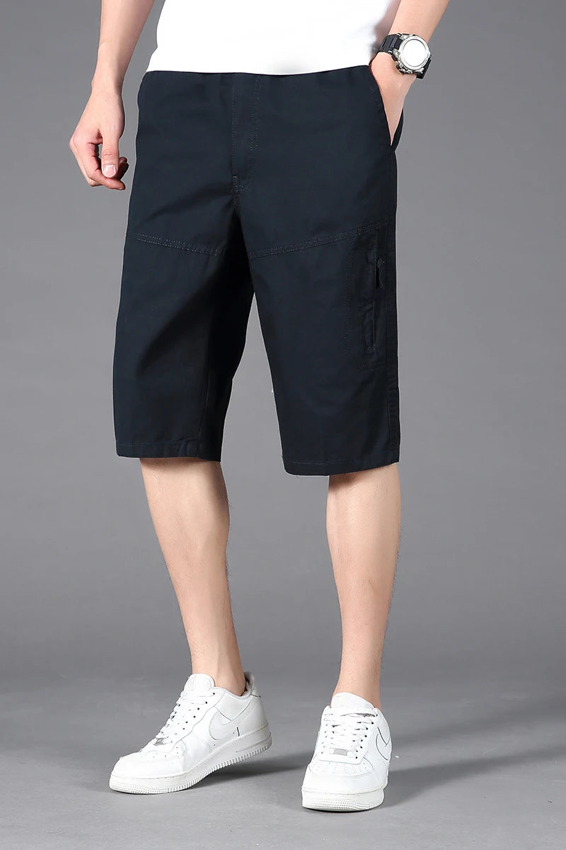 2024 summer new style Men's fashion Shorts Mens Tactical Pants Casual Big Pocket Sports Slacks Cargo Trousers male Size XL-6XL