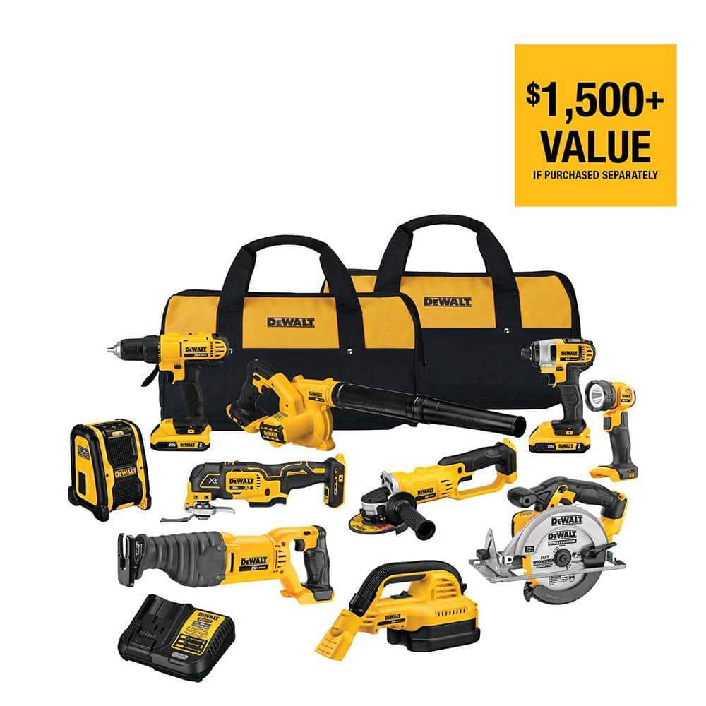 DEWALT 20V Cordless Combo Kit