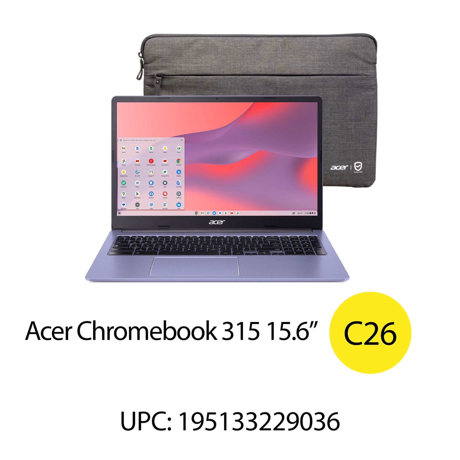 Acer Chromebook 315 15.6 inch Laptop Intel Processor 