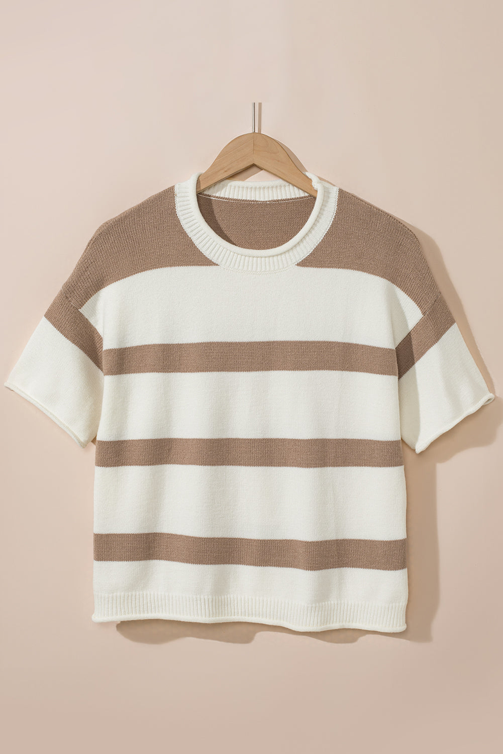 Pink Stripe Drop Sleeve Lightweight